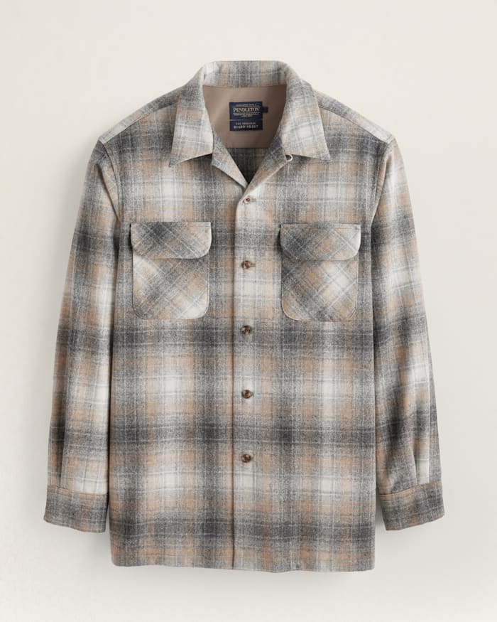 MEN'S PLAID BOARD SHIRT